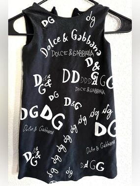 Dolce & Gabbana Girl Black and White Dress